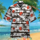Cleveland Browns Coconut Pattern White Hawaiian Shirt Short.jpg - demo10