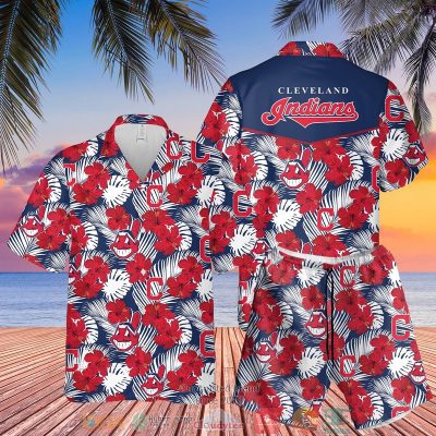 Cleveland Indians Mlb Hibiscus Hawaiian Shirt, Shorts - Hot Sale 2025