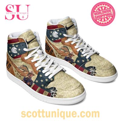 Clint Eastwood Just Ride It Nike Air Jordan 1 High Top Sneaker -Soulcals.com