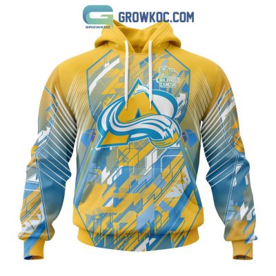 Colorado Avalanche NHL Fearless Against Childhood Cancers Hoodie T Shirt