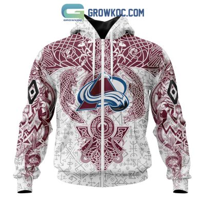 Colorado Avalanche NHL Special Norse Viking Symbols Hoodie T Shirt