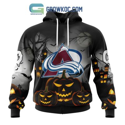 Colorado Avalanche NHL Special Pumpkin Halloween Night Hoodie T Shirt