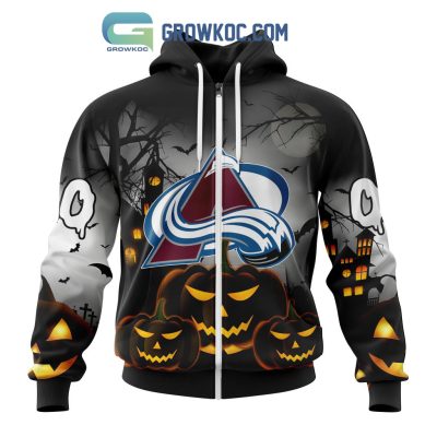 Colorado Avalanche NHL Special Pumpkin Halloween Night Hoodie T Shirt