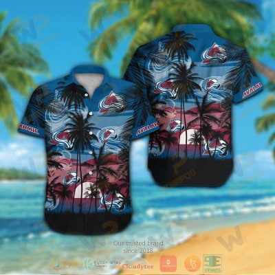 Colorado Avalanche Hawaiian Shirt And Shorts - Hot Sale 2025