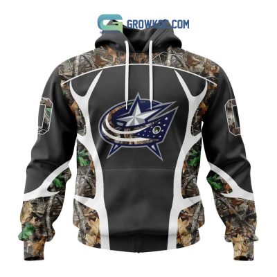 Columbus Blue Jackets NHL Special Camo Hunting Personalized Hoodie T Shirt