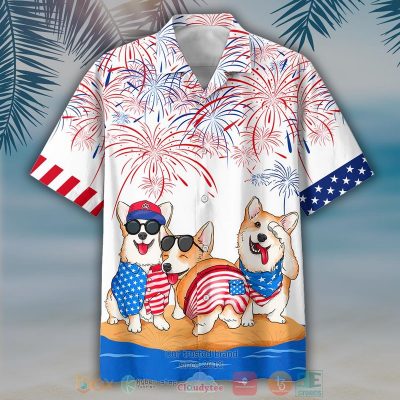 Corgi Independence Day Is Coming Hawaiian Shirt, Shorts - Hot Sale 2025