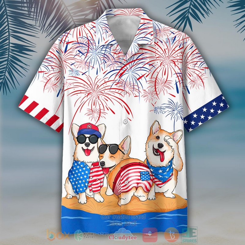 Corgi Independence Day Is Coming Hawaiian Shirt, Shorts - Hot Sale 2025 Corgi Independence Day Is Coming Hawaiian Shirt, Shorts - Hot Sale 2025