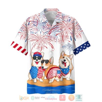 Corgi Independence Day Is Coming Hawaiian Shirt, Shorts - Hot Sale 2025