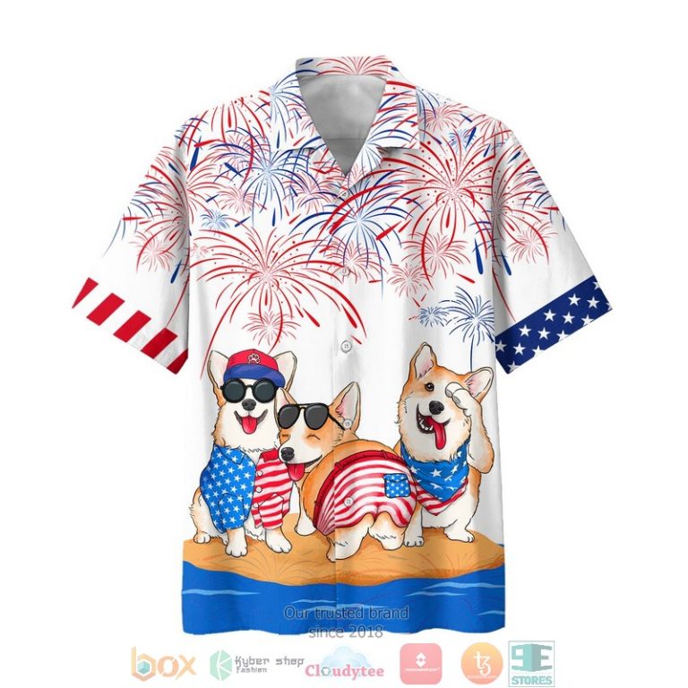 Corgi Independence Day Is Coming Hawaiian Shirt, Shorts - Hot Sale 2025 Corgi Independence Day Is Coming Hawaiian Shirt, Shorts - Hot Sale 2025