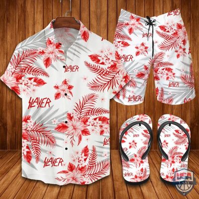 Slayer Band Tropical Hawaiian Shirt Beach Short - Hot Sale 2025