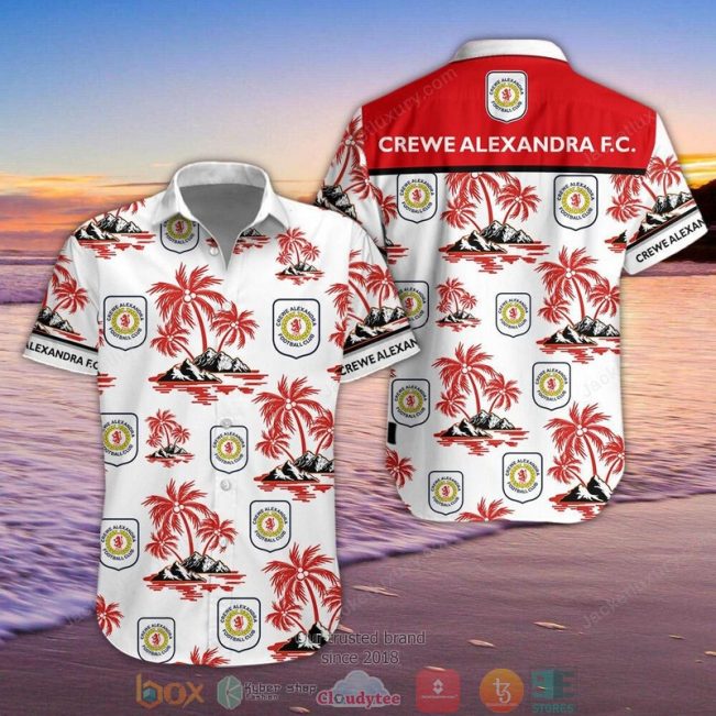 Crewe Alexandra Hawaiian Shirt, Short - Hot Sale 2025
