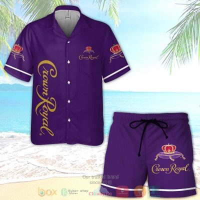 Crown Royal Purple Hawaiian Shirt, Shorts - Hot Sale 2025