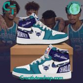 NBA Charlotte Hornets Air Jordan 1 Sneakers - soulcals.com