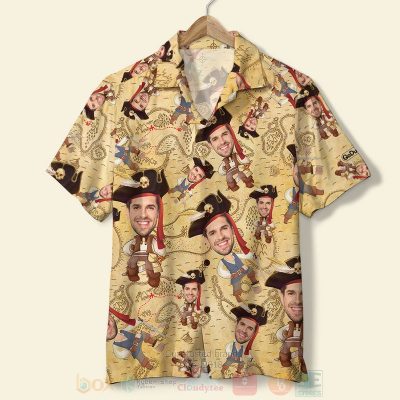 Custom Face Pirate Hawaiian Shirt, Short - Hot Sale 2025