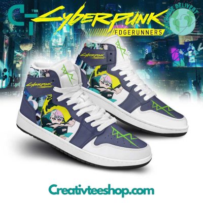 Cyberpunk Edgerunners Air Jordan 1 Sneaker - soulcals.com