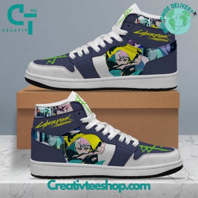 Cyberpunk Edgerunners Air Jordan 1 Sneaker - soulcals.com