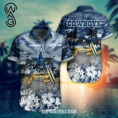 Dallas Cowboys Surfing Combo Hawaiian Shirt And Shorts - Hot Sale 2025