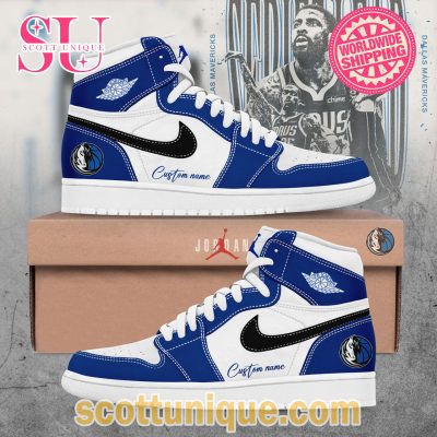 Dallas Mavericks Custom Nike Air Jordan High Top -Soulcals.com