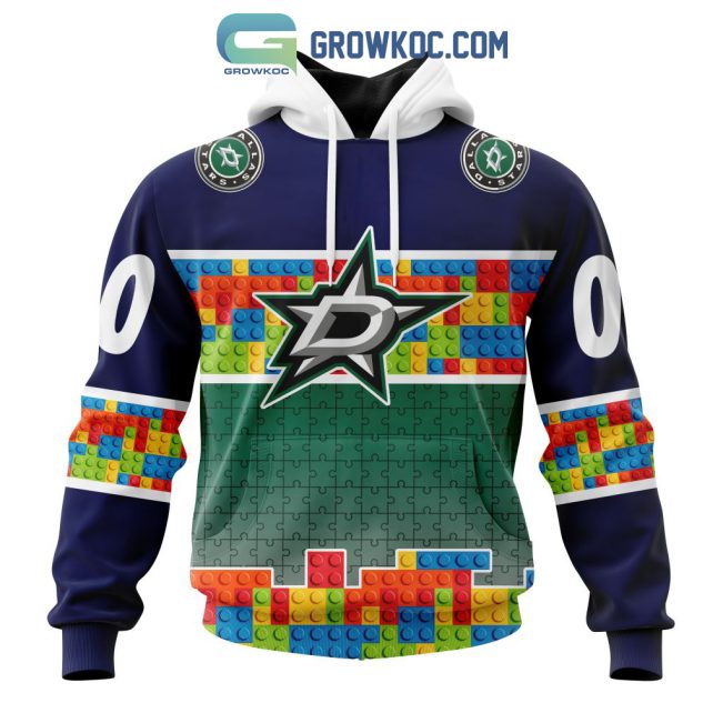 Dallas Stars NHL Special Autism Awareness Design Hoodie T Shirt