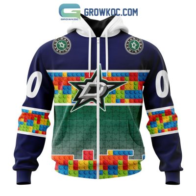 Dallas Stars NHL Special Autism Awareness Design Hoodie T Shirt