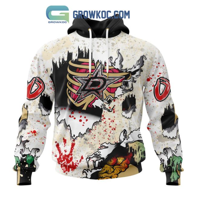 Dallas Stars NHL Special Zombie Style For Halloween Hoodie T Shirt
