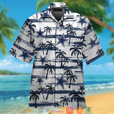 Dallas Cowboys Coconut Pattern White Hawaiian Shirt, Short - Hot Sale 2025