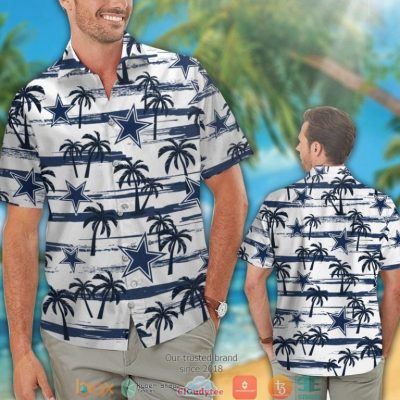 Dallas Cowboys Coconut Pattern White Hawaiian Shirt, Short - Hot Sale 2025