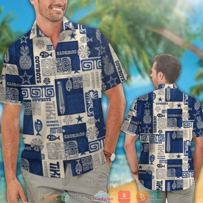 Dallas Cowboys Fish Pineapple Pattern Hawaiian Shirt, Short - Hot Sale 2025