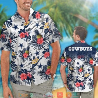 Dallas Cowboys Hibiscus Pineapple Hawaiian Shirt, Short - Hot Sale 2025