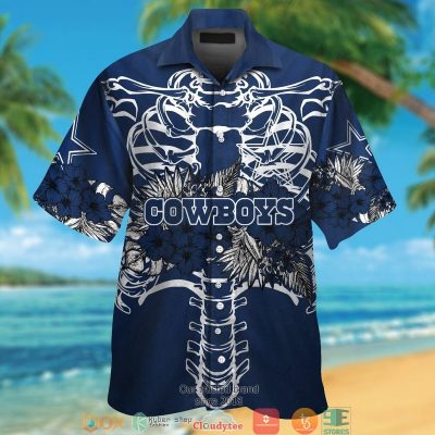 Dallas Cowboys Backbone Hibiscus Hawaiian Shirt, Short - Hot Sale 2025