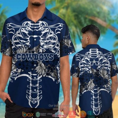 Dallas Cowboys Backbone Hibiscus Hawaiian Shirt, Short - Hot Sale 2025