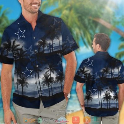 Dallas Cowboys Coconut Island Navy Ocean Hawaiian Shirt, Short - Hot Sale 2025