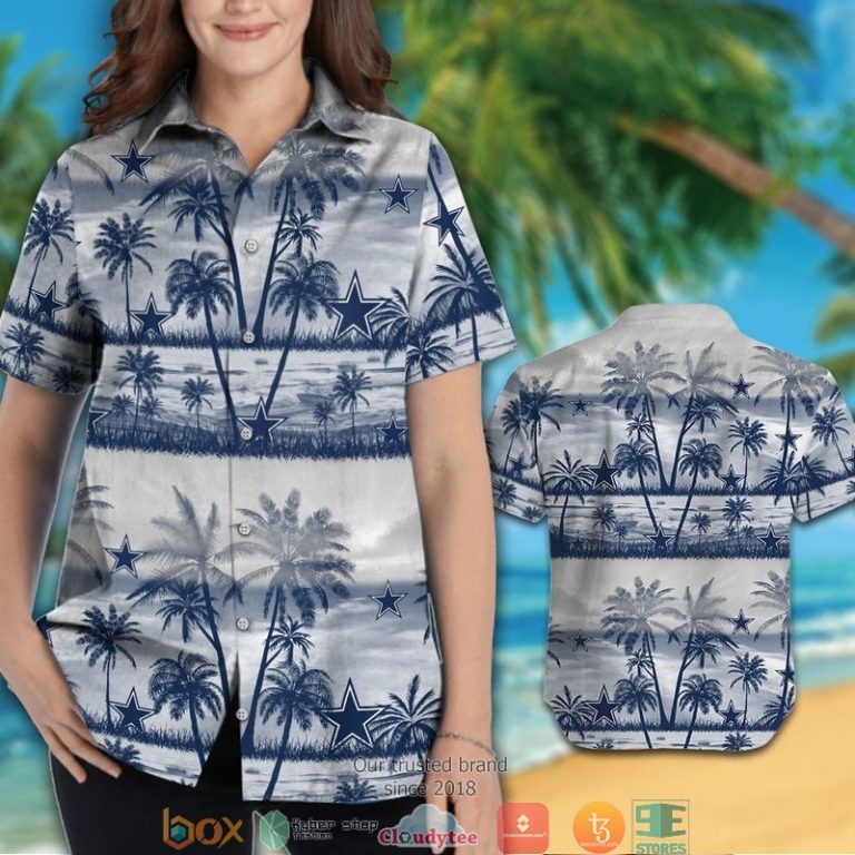 Dallas Cowboys Coconut Island White Hawaiian Shirt, Short - Hot Sale 2025 Dallas Cowboys Coconut Island White Hawaiian Shirt, Short - Hot Sale 2025