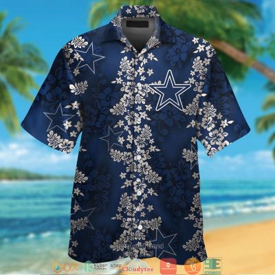 Dallas Cowboys Hibiscus Flowers Pattern Hawaiian Shirt, Short - Hot Sale 2025