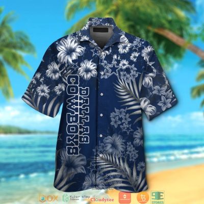Dallas Cowboys Leaf Hibiscus Hawaiian Shirt, Short - Hot Sale 2025