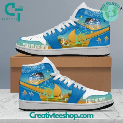 Dave Matthews Band Down "By The River" Limited Edition Air Jordan 1 Sneaker - Creativteeshop
