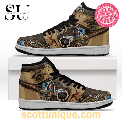 Dave Matthews Band Unique Air Jordan 1 High Top Sneaker -Soulcals.com