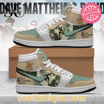 Dave Matthews Band Walk Around The Moon Air Jordan High Top Sneakers -Soulcals.com
