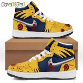 Deadpool And Wolverine Air Jordan 1 Hightop Shoes