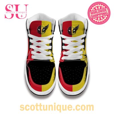 Deadpool and Wolverine Movie Limited Edition Air Jordan 1 Sneaker -Soulcals.com