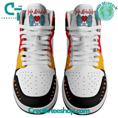 Def Leppard Pyromania Air Jordan 1 Sneaker - soulcals.com