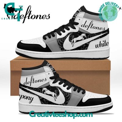 Deftones White Pony Air Jordan 1 Sneaker - soulcals.com