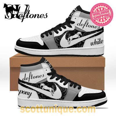 Deftones White Pony Nike Air Jordan 1 High Top Sneaker -Soulcals.com