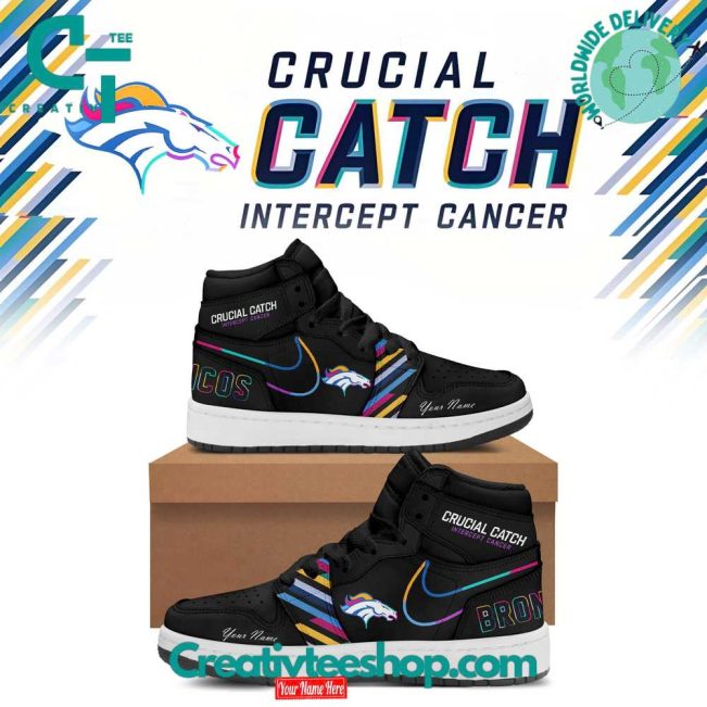 Denver Broncos 2024 NFL Crucial Catch Air Jordan 1 Sneaker - soulcals.com