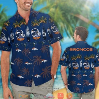 Denver Broncos Coconut Pattern Hawaiian Shirt, Short - Hot Sale 2025