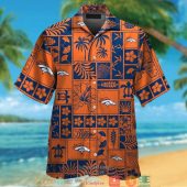Denver Broncos Hibiscus Coconut Ocean Square Pattern Hawaiian Shirt Short.jpg - demo10