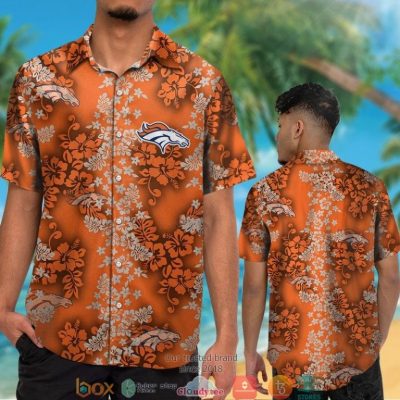 Denver Broncos Hibiscus Flower Pattern Hawaiian Shirt, Short - Hot Sale 2025