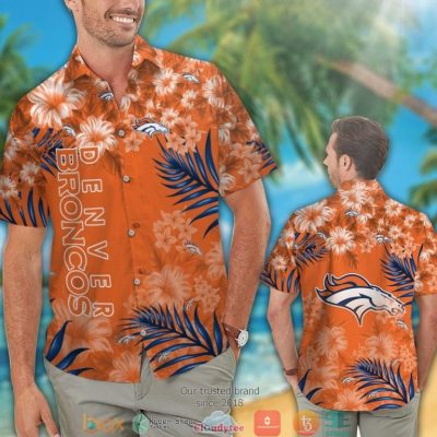 Denver Broncos Hibiscus Leaf Hawaiian Shirt, Short - Hot Sale 2025