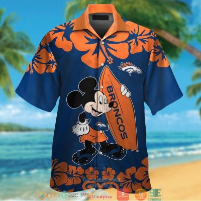 Denver Broncos Mickey Mouse Hawaiian Shirt, Short - Hot Sale 2025