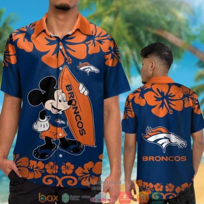 Denver Broncos Mickey Mouse Hawaiian Shirt, Short - Hot Sale 2025